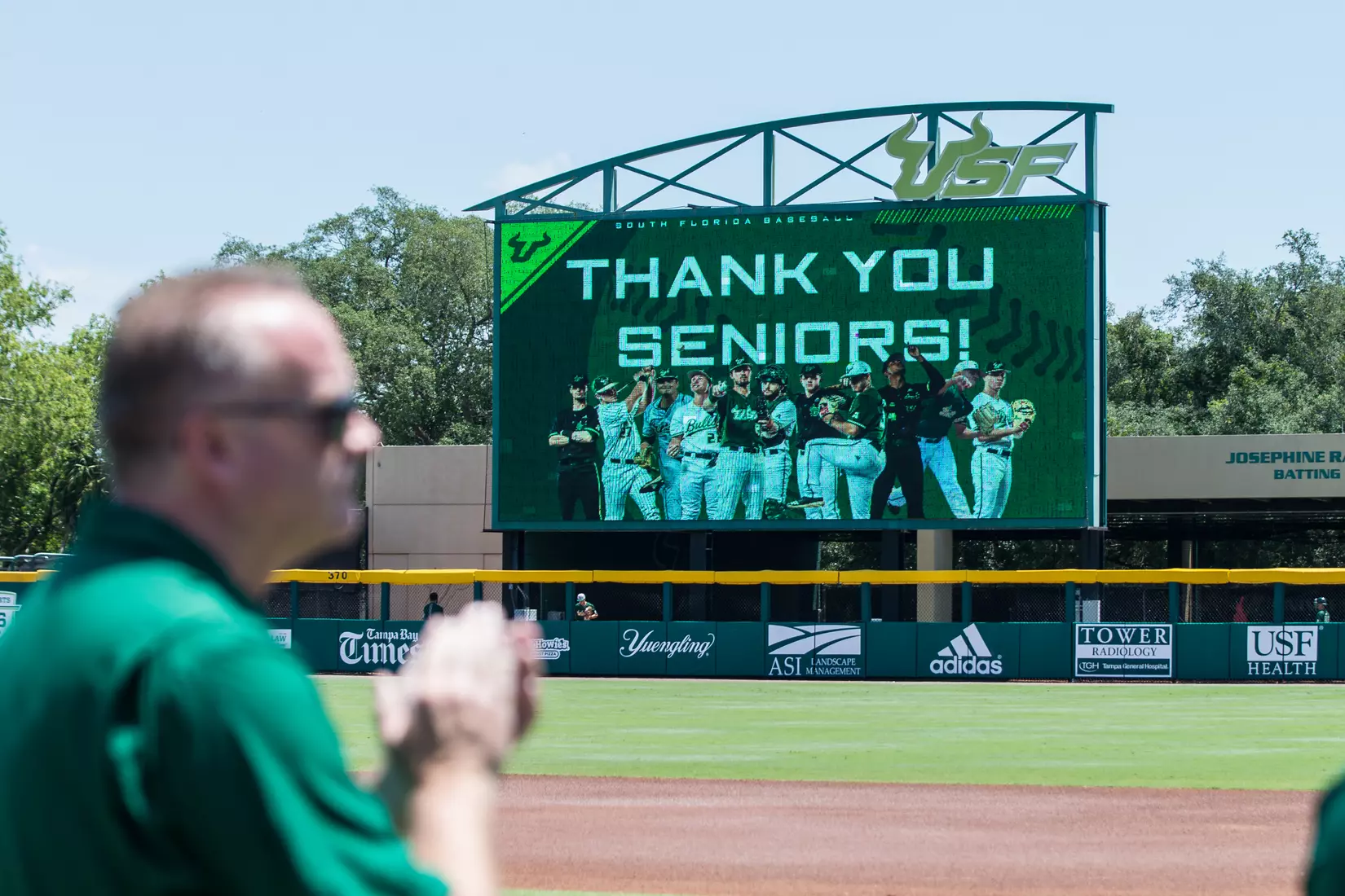 South Florida Bulls during a game against the Wichita State Shockers on Saturday May 18, 2019 at the USF Softball Stadium in Tampa, Florida.