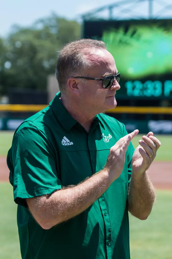 South Florida Bulls during a game against the Wichita State Shockers on Saturday May 18, 2019 at the USF Softball Stadium in Tampa, Florida.