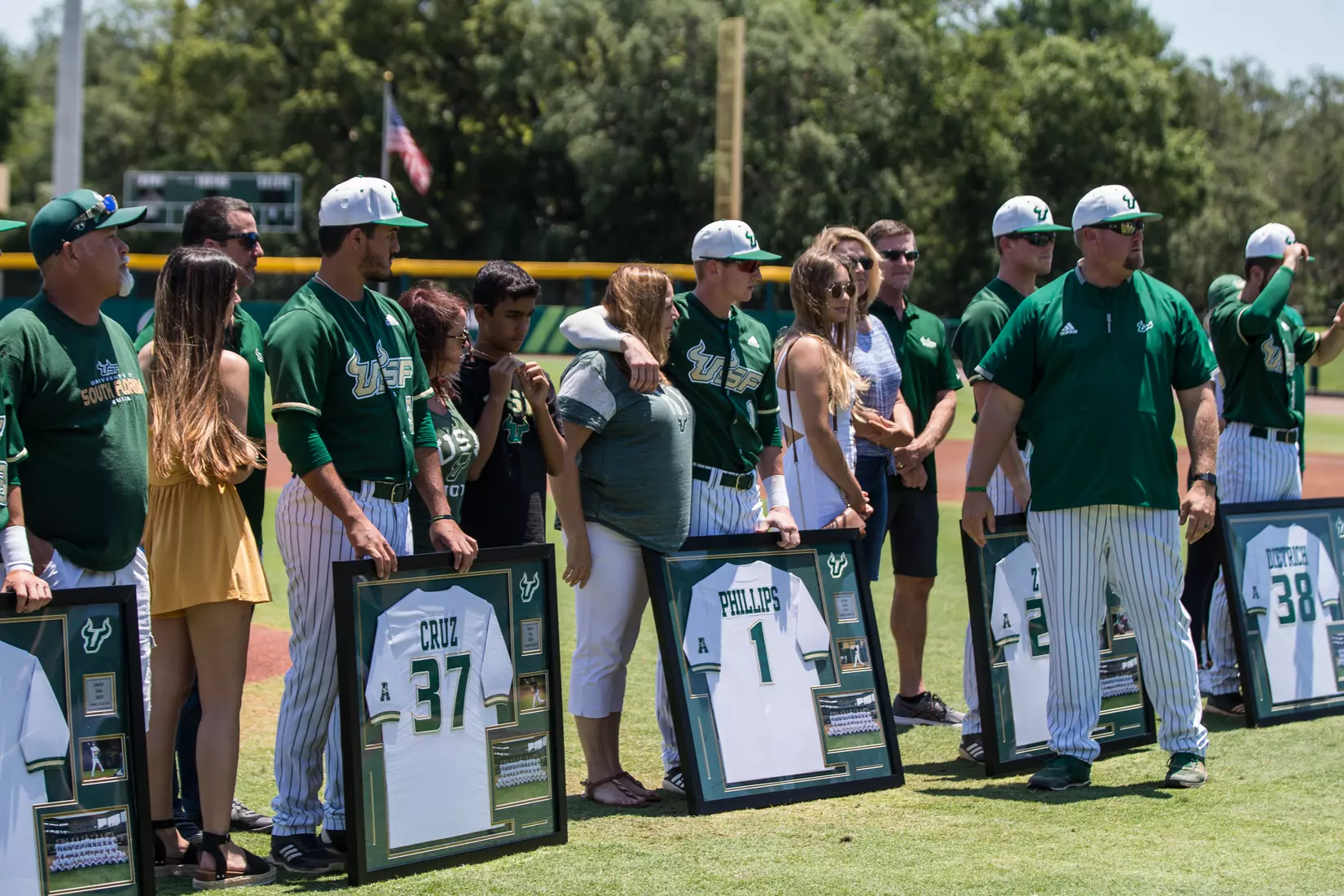 South Florida Bulls during a game against the Wichita State Shockers on Saturday May 18, 2019 at the USF Softball Stadium in Tampa, Florida.