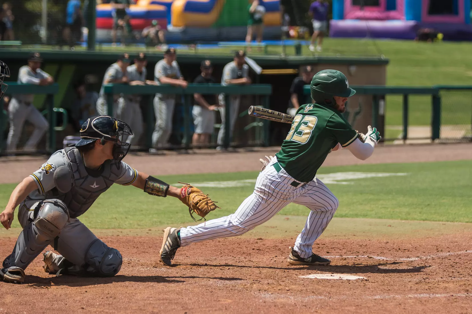South Florida Bulls during a game against the Wichita State Shockers on Saturday May 18, 2019 at the USF Softball Stadium in Tampa, Florida.