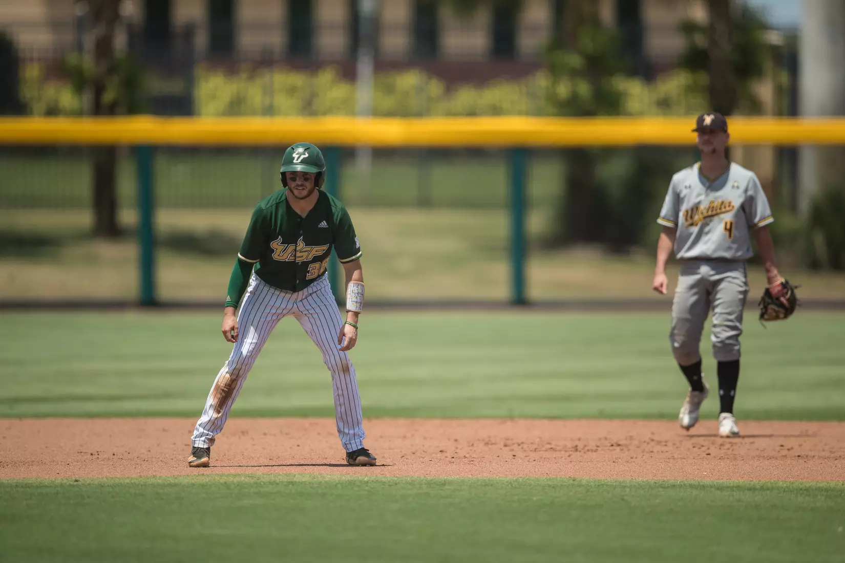 South Florida Bulls during a game against the Wichita State Shockers on Saturday May 18, 2019 at the USF Softball Stadium in Tampa, Florida.