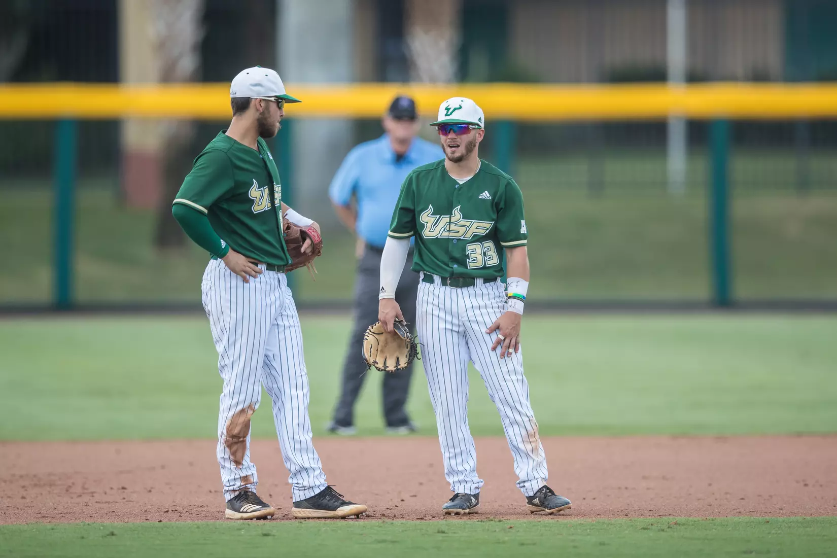 South Florida Bulls during a game against the Wichita State Shockers on Saturday May 18, 2019 at the USF Softball Stadium in Tampa, Florida.