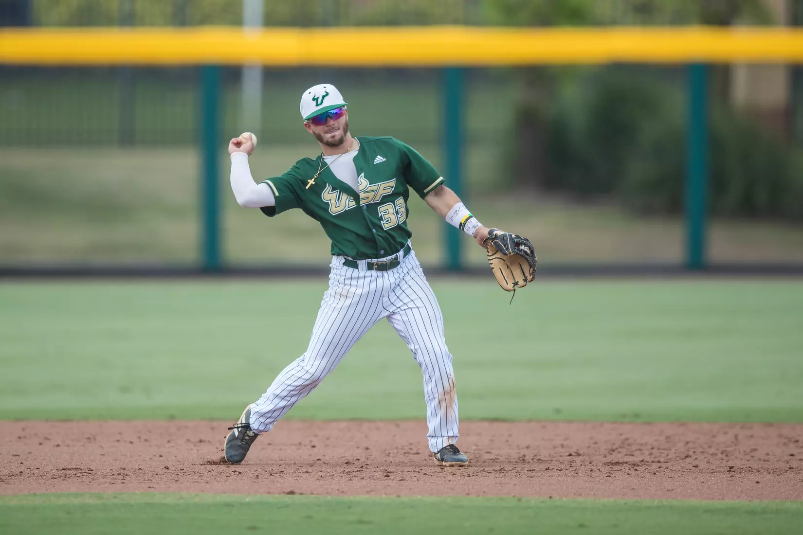 South Florida Bulls during a game against the Wichita State Shockers on Saturday May 18, 2019 at the USF Softball Stadium in Tampa, Florida.
