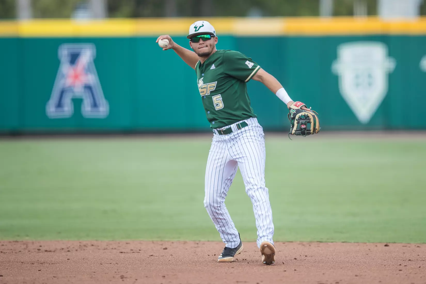 South Florida Bulls during a game against the Wichita State Shockers on Saturday May 18, 2019 at the USF Softball Stadium in Tampa, Florida.