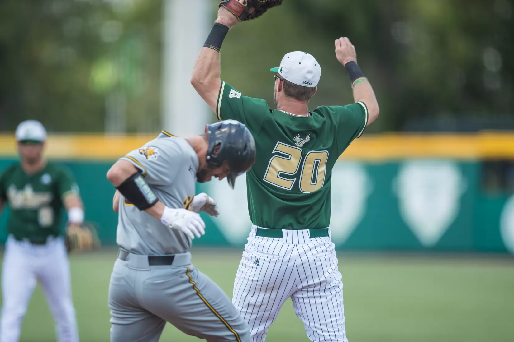 South Florida Bulls during a game against the Wichita State Shockers on Saturday May 18, 2019 at the USF Softball Stadium in Tampa, Florida.