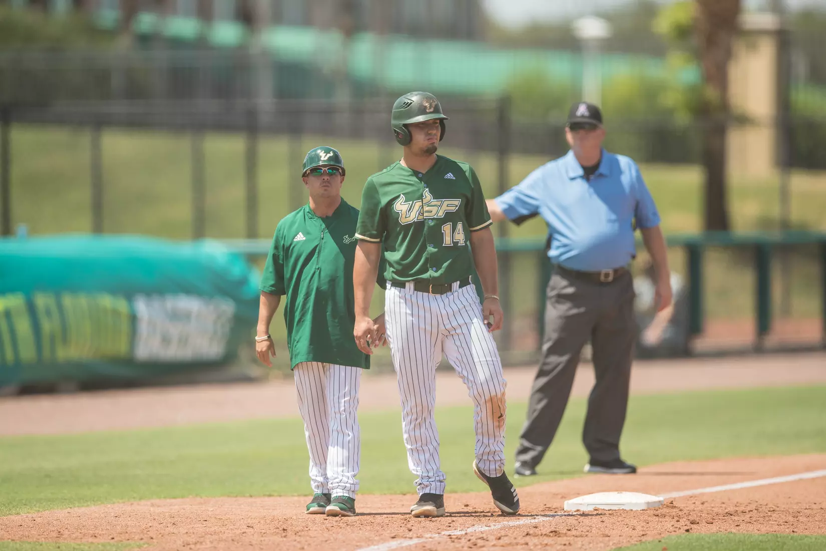 South Florida Bulls during a game against the Wichita State Shockers on Saturday May 18, 2019 at the USF Softball Stadium in Tampa, Florida.