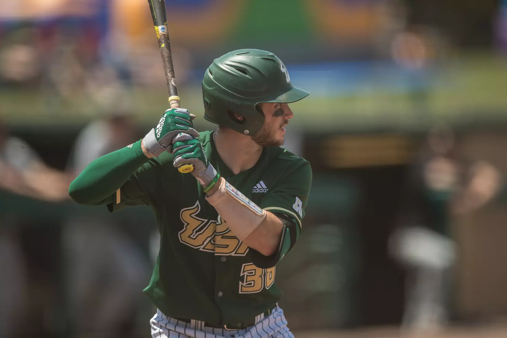 South Florida Bulls during a game against the Wichita State Shockers on Saturday May 18, 2019 at the USF Softball Stadium in Tampa, Florida.