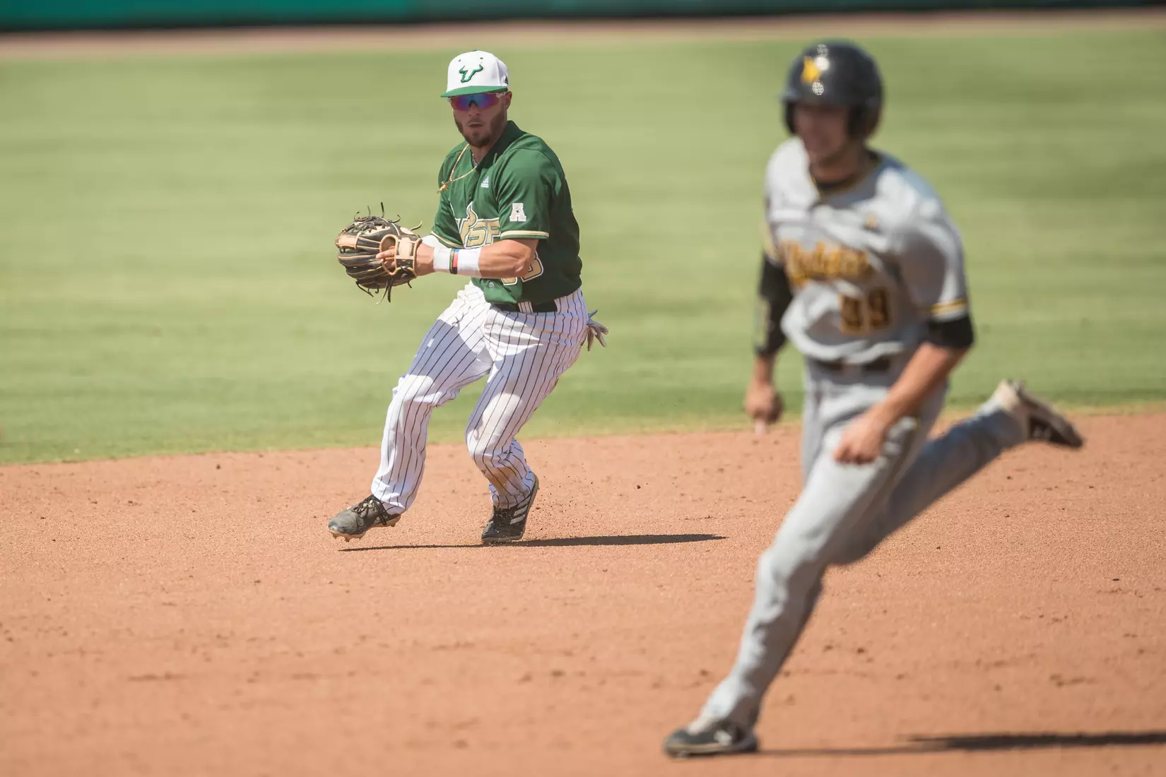 South Florida Bulls during a game against the Wichita State Shockers on Saturday May 18, 2019 at the USF Softball Stadium in Tampa, Florida.