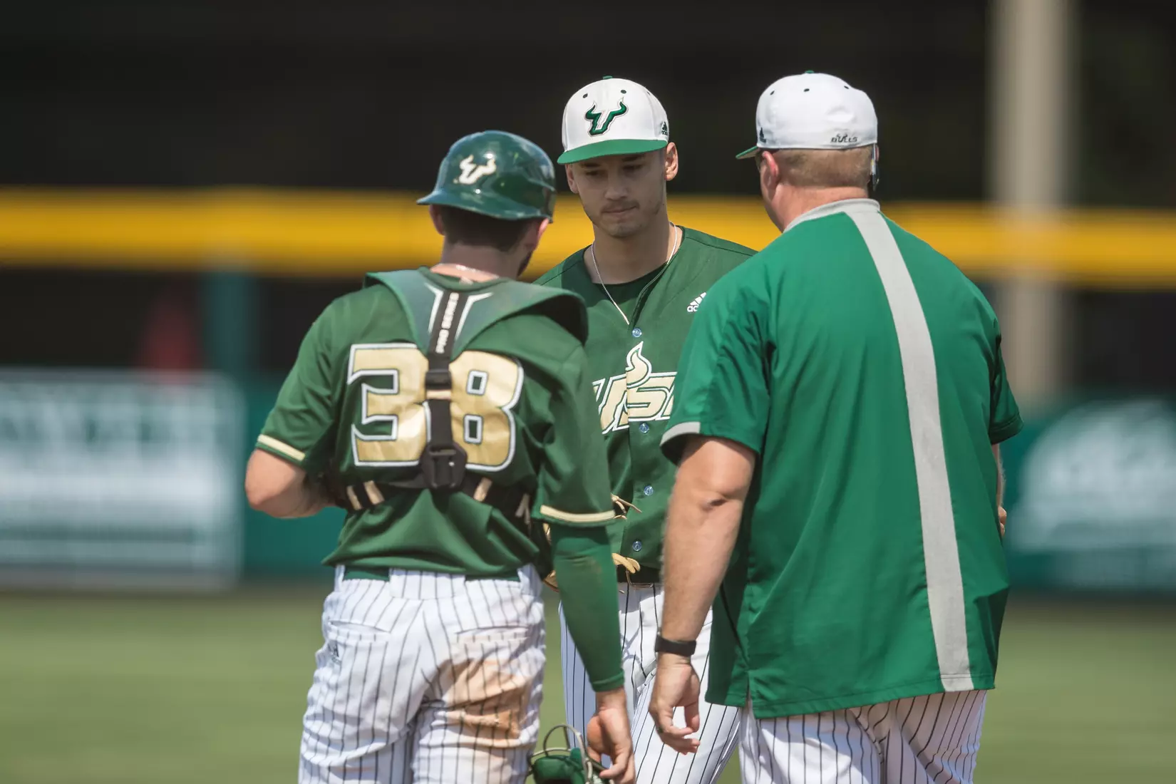 South Florida Bulls during a game against the Wichita State Shockers on Saturday May 18, 2019 at the USF Softball Stadium in Tampa, Florida.
