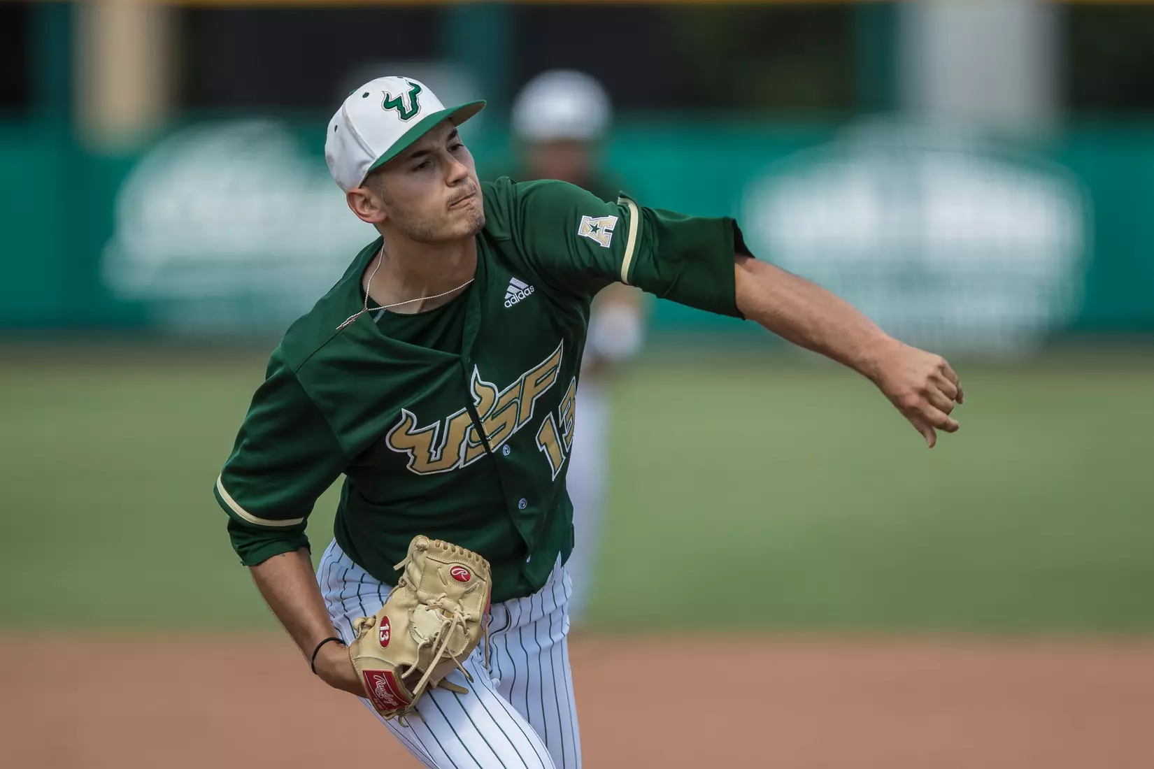 South Florida Bulls during a game against the Wichita State Shockers on Saturday May 18, 2019 at the USF Softball Stadium in Tampa, Florida.