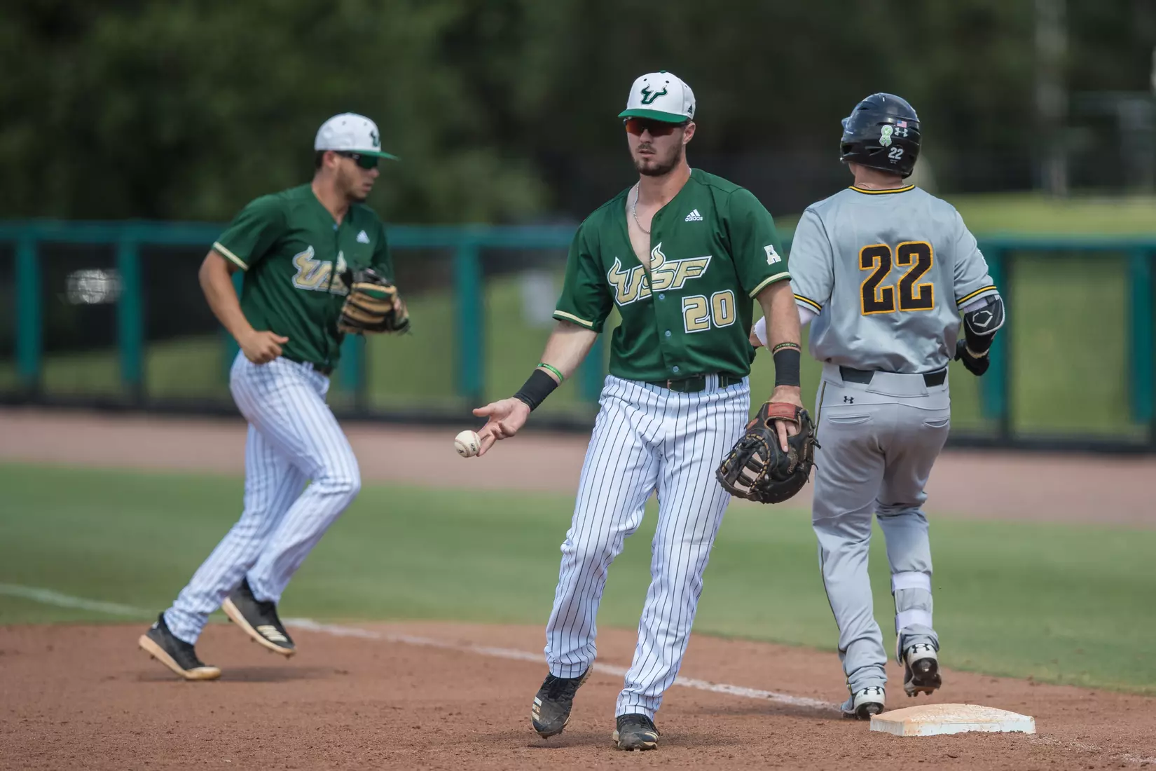 South Florida Bulls during a game against the Wichita State Shockers on Saturday May 18, 2019 at the USF Softball Stadium in Tampa, Florida.