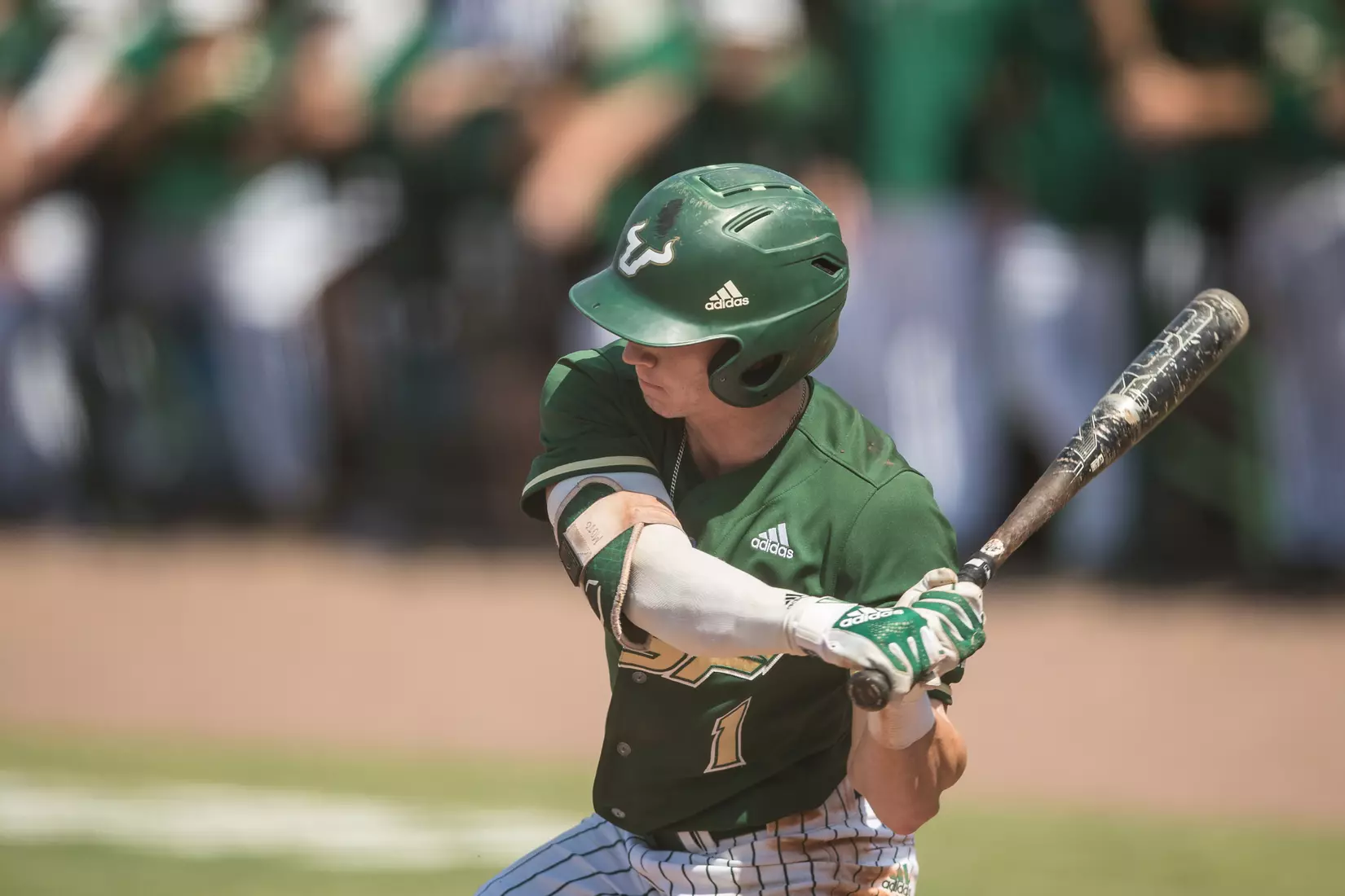 South Florida Bulls during a game against the Wichita State Shockers on Saturday May 18, 2019 at the USF Softball Stadium in Tampa, Florida.