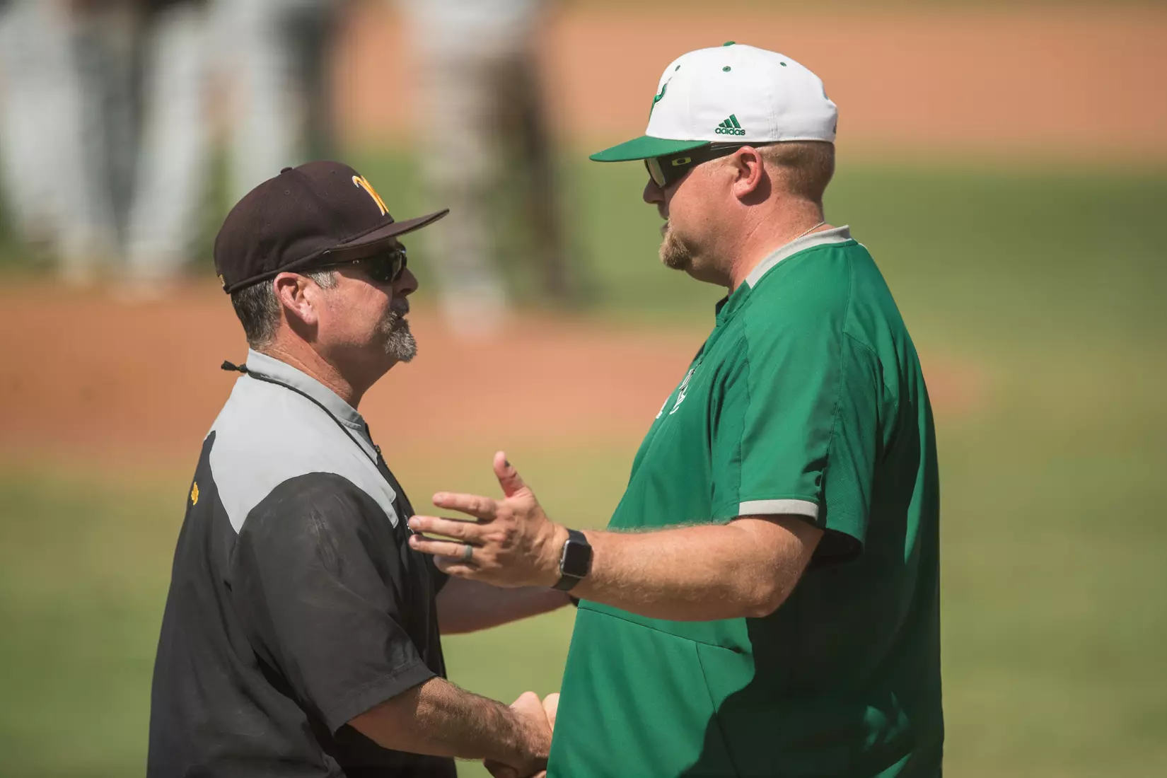 South Florida Bulls during a game against the Wichita State Shockers on Saturday May 18, 2019 at the USF Softball Stadium in Tampa, Florida.