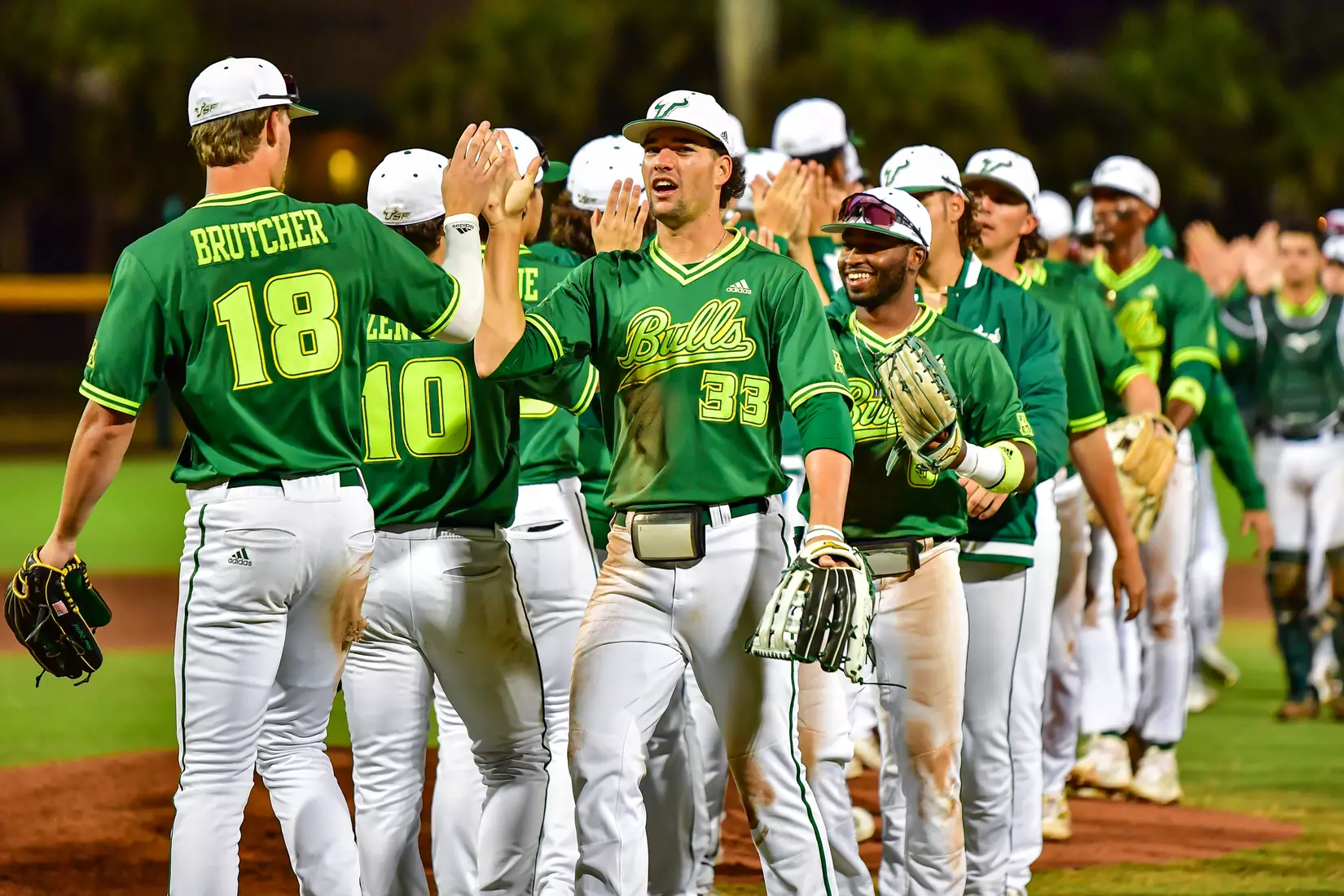 South Florida Bulls druing a Baseball game against Florida International University Panthers at Red McEwen Field on March 1, 2022. (Julio Aguilar/ South Florida Athletics)