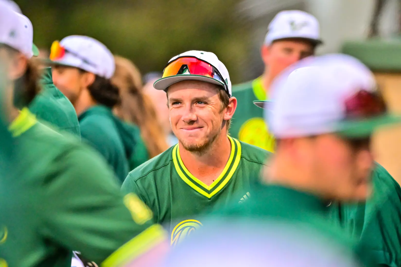 South Florida Bulls druing a Baseball game against Florida International University Panthers at Red McEwen Field on March 1, 2022. (Julio Aguilar/ South Florida Athletics)