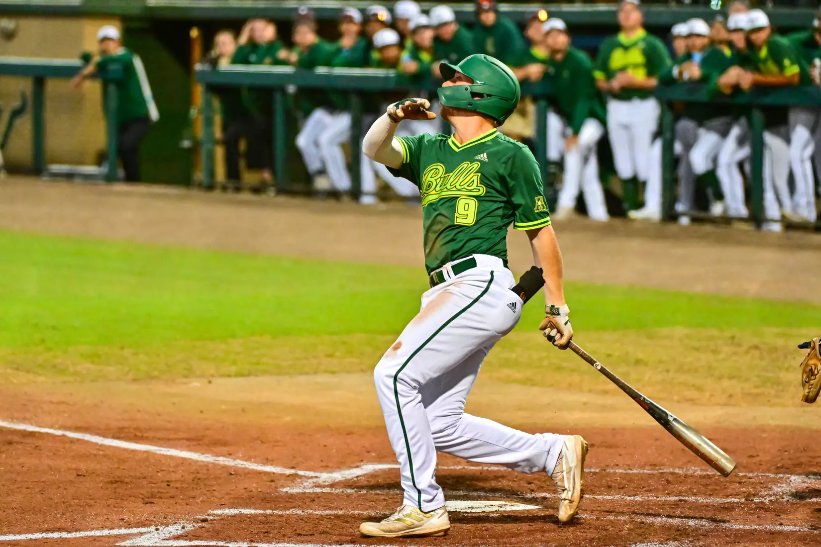 South Florida Bulls druing a Baseball game against Florida International University Panthers at Red McEwen Field on March 1, 2022. (Julio Aguilar/ South Florida Athletics)