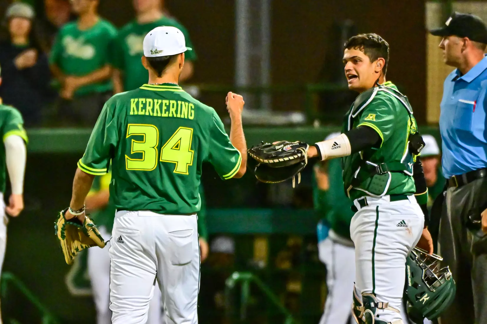 South Florida Bulls druing a Baseball game against Florida International University Panthers at Red McEwen Field on March 1, 2022. (Julio Aguilar/ South Florida Athletics)