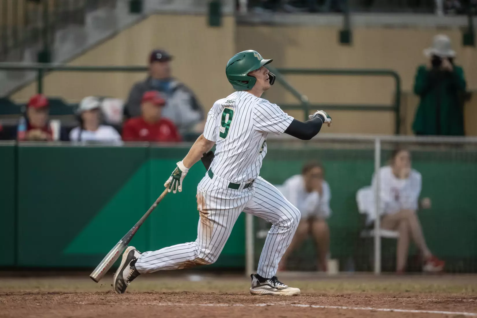 South Florida Bulls during a baseball game against the University of Louisville Cardinals at the USF Baseball Stadium on February 19, 2022. (Mary Holt/South Florida Athletics)