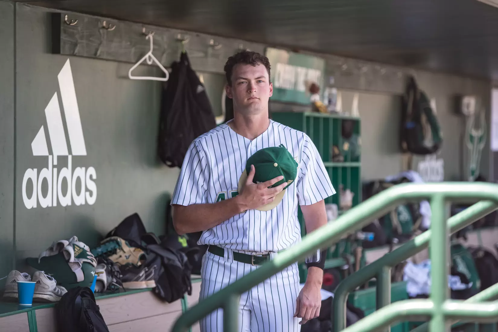 South Florida Bulls during a baseball game against the Memphis University Tigers at the USF Baseball Stadium on April 15, 2022. (Mary Holt/South Florida Athletics)