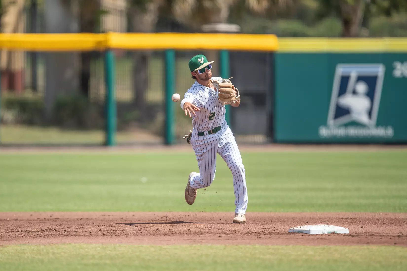 South Florida Bulls during a baseball game against the Memphis University Tigers at the USF Baseball Stadium on April 15, 2022. (Mary Holt/South Florida Athletics)