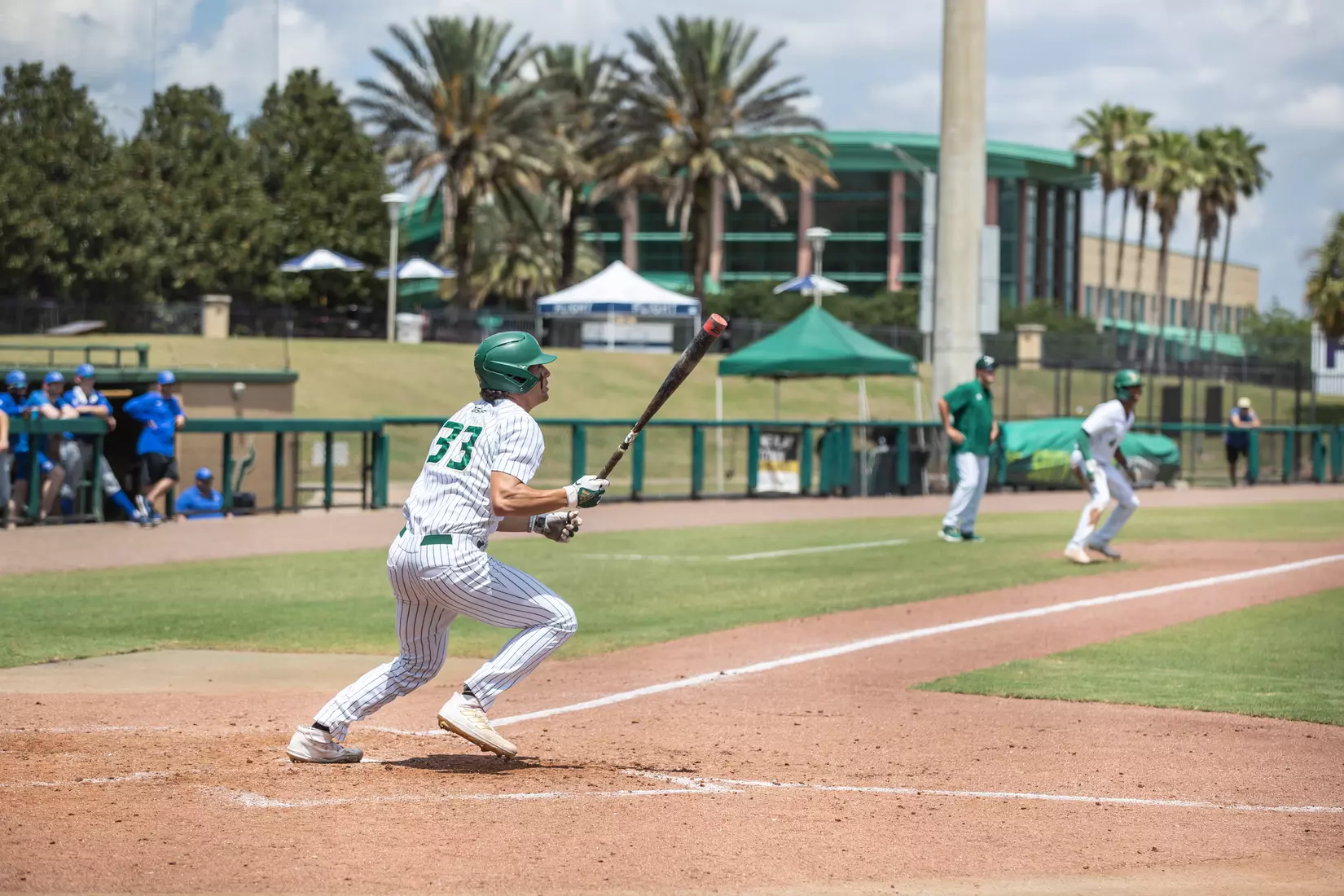 South Florida Bulls during a baseball game against the Memphis University Tigers at the USF Baseball Stadium on April 15, 2022. (Mary Holt/South Florida Athletics)