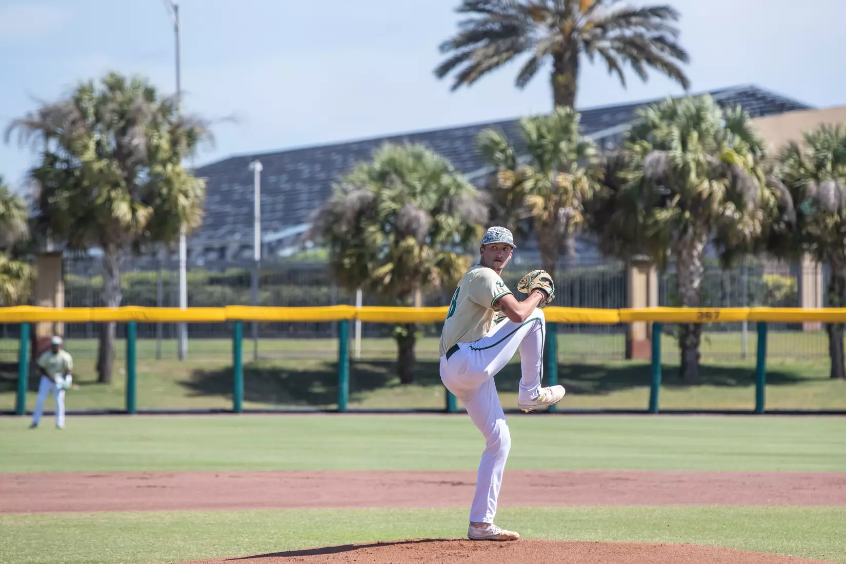 South Florida Bulls during a baseball game against the Memphis University Tigers at the USF Baseball Stadium on April 16, 2022. (Mary Holt/South Florida Athletics)