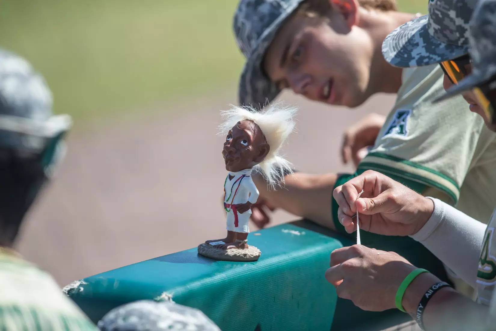 South Florida Bulls during a baseball game against the Memphis University Tigers at the USF Baseball Stadium on April 16, 2022. (Mary Holt/South Florida Athletics)