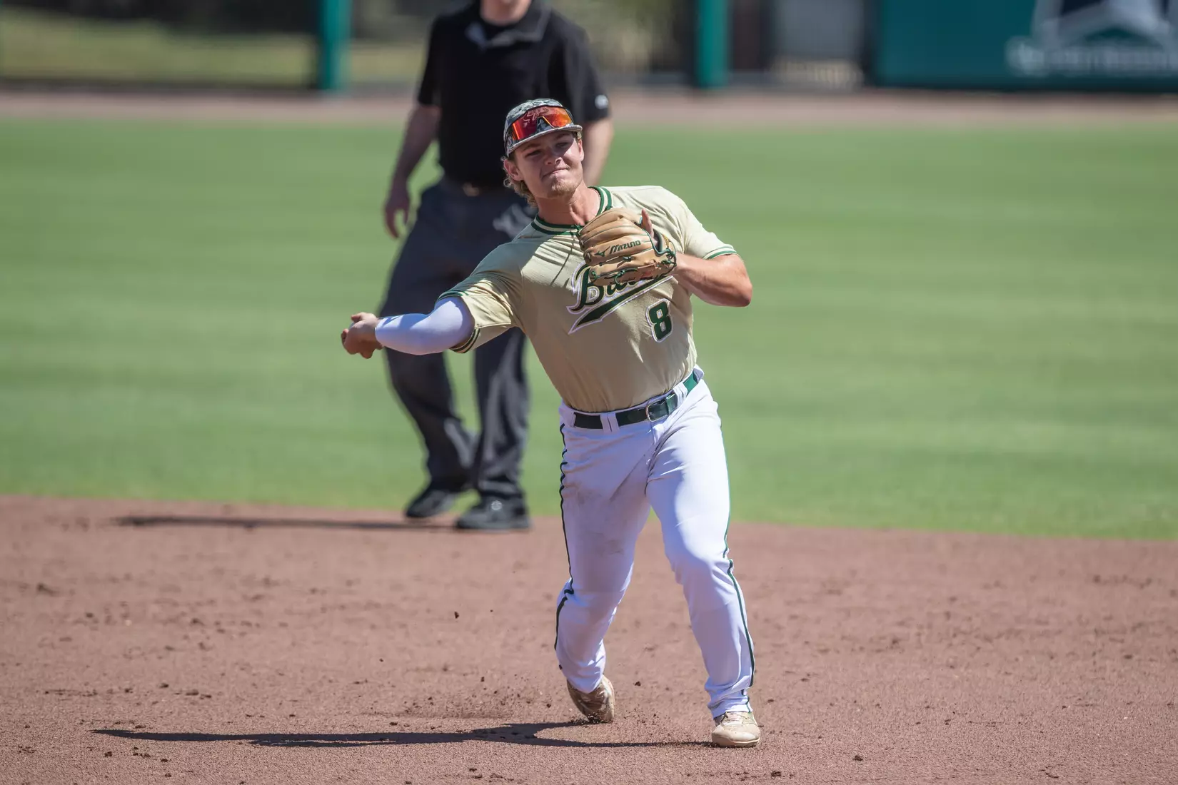 South Florida Bulls during a baseball game against the Memphis University Tigers at the USF Baseball Stadium on April 16, 2022. (Mary Holt/South Florida Athletics)