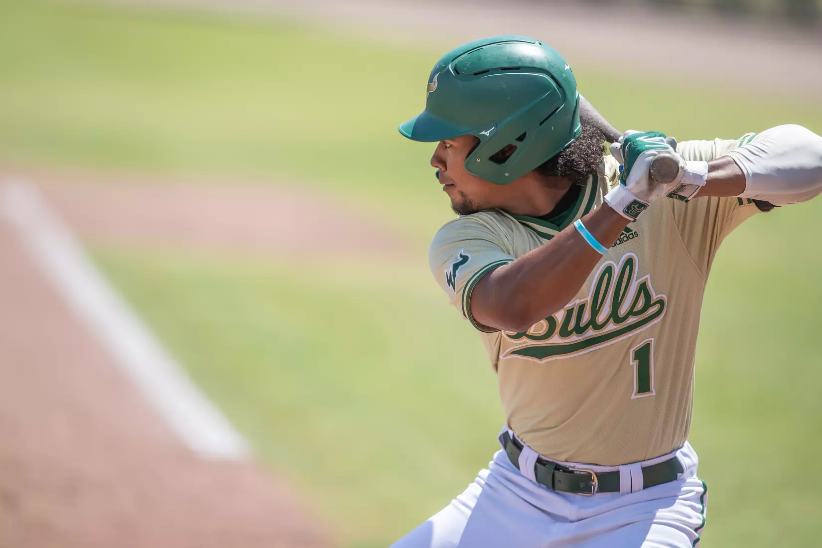 South Florida Bulls during a baseball game against the Memphis University Tigers at the USF Baseball Stadium on April 16, 2022. (Mary Holt/South Florida Athletics)