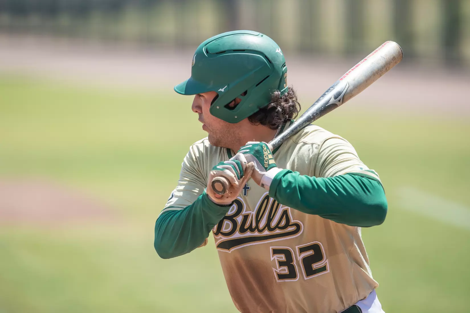 South Florida Bulls during a baseball game against the Memphis University Tigers at the USF Baseball Stadium on April 16, 2022. (Mary Holt/South Florida Athletics)