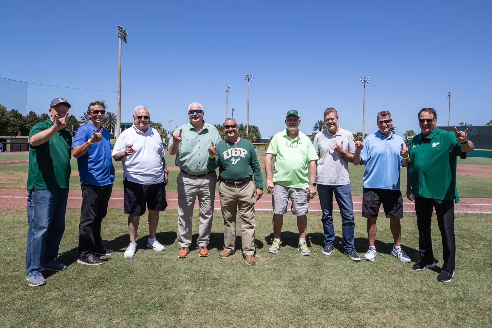 South Florida Bulls during a baseball game against the Niagara University Purple Eagles at the USF Baseball Stadium on March 26, 2022. (Mary Holt/South Florida Athletics)