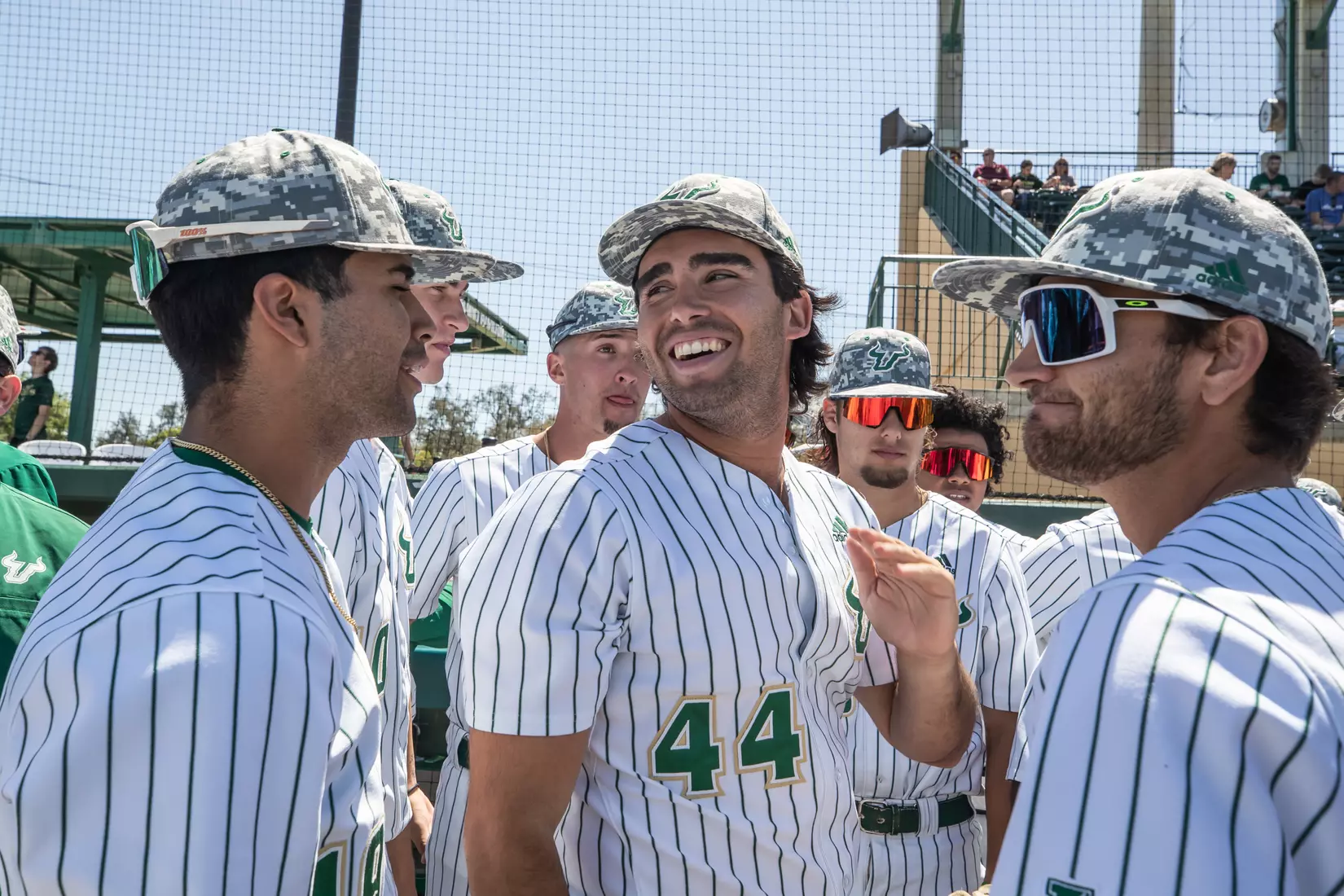 South Florida Bulls during a baseball game against the Niagara University Purple Eagles at the USF Baseball Stadium on March 26, 2022. (Mary Holt/South Florida Athletics)