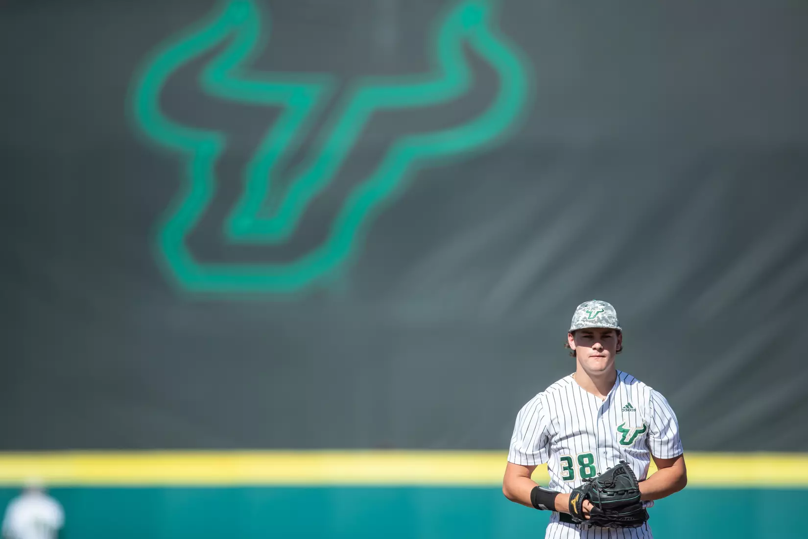 South Florida Bulls during a baseball game against the Niagara University Purple Eagles at the USF Baseball Stadium on March 26, 2022. (Mary Holt/South Florida Athletics)