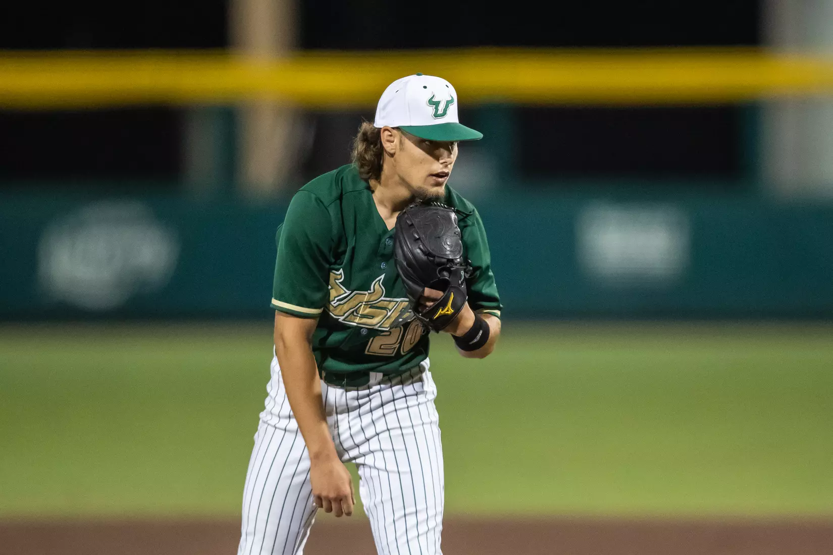 South Florida Bulls during a baseball game against the Stony Brook University Seawolves at the USF Baseball Stadium on February 26, 2022. (Mary Holt/South Florida Athletics)
