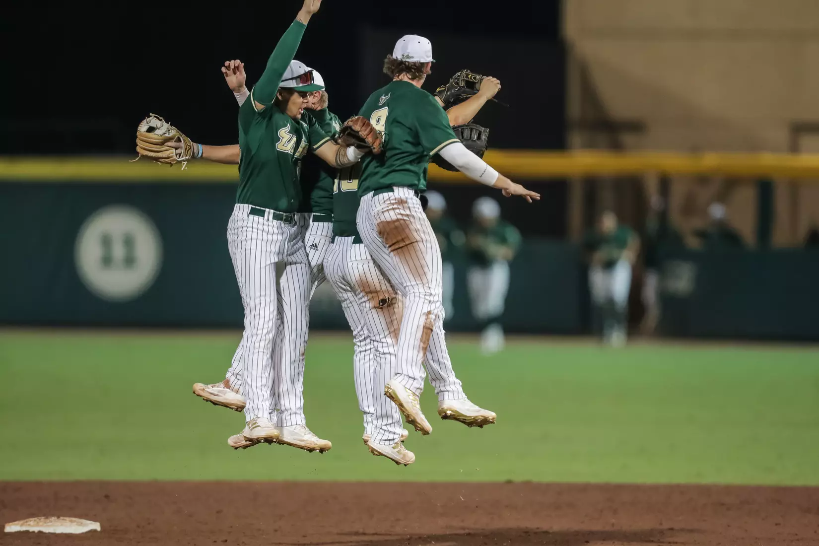 South Florida Bulls during a baseball game against the Stony Brook University Seawolves at the USF Baseball Stadium on February 26, 2022. (Mary Holt/South Florida Athletics)