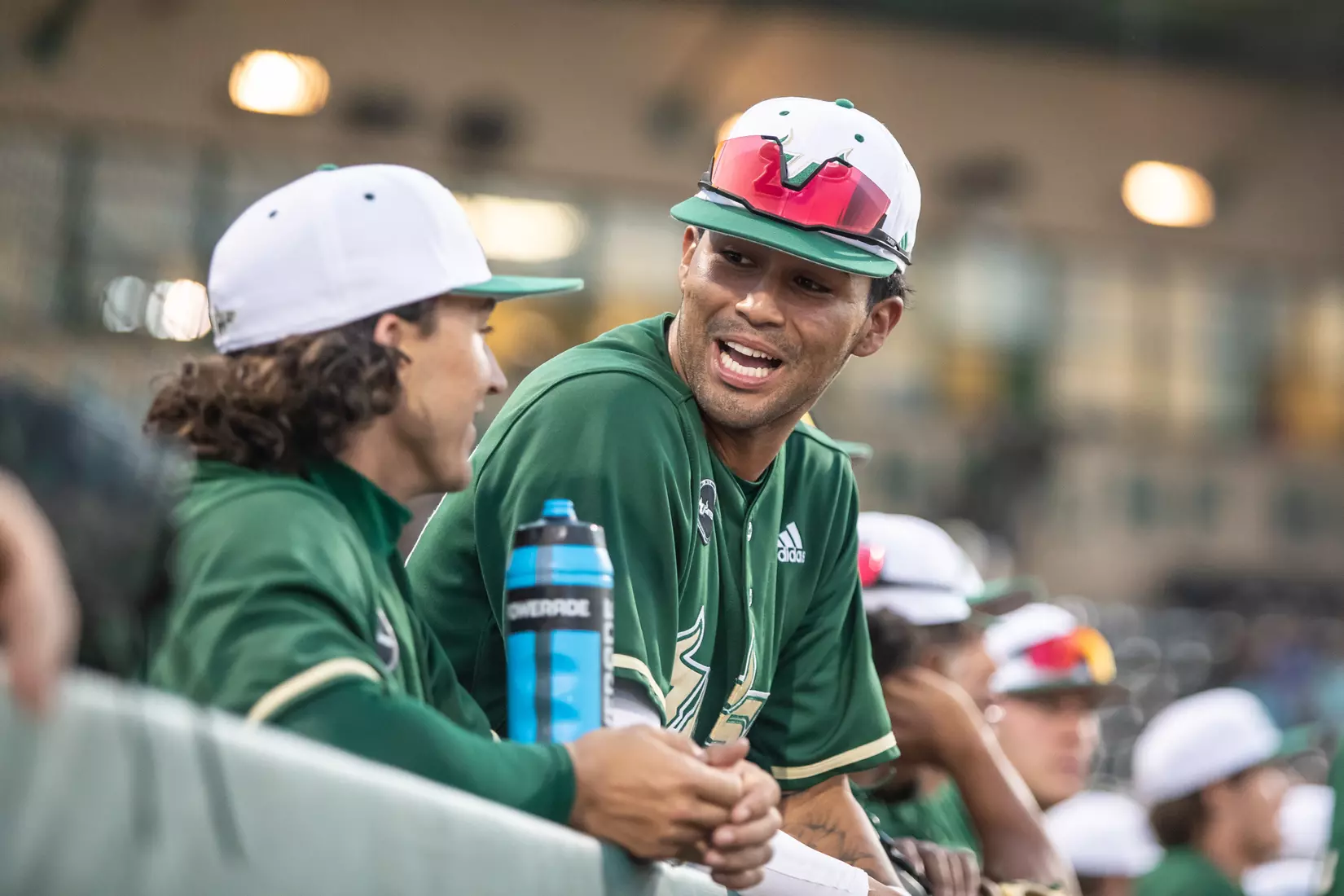 South Florida Bulls during a baseball game against the Stony Brook University Seawolves at the USF Baseball Stadium on February 26, 2022. (Mary Holt/South Florida Athletics)