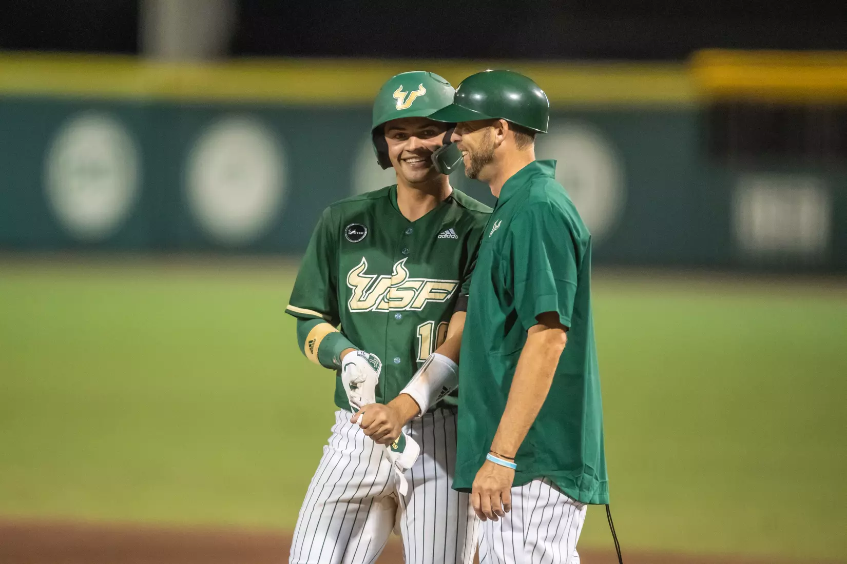 South Florida Bulls during a baseball game against the Stony Brook University Seawolves at the USF Baseball Stadium on February 26, 2022. (Mary Holt/South Florida Athletics)