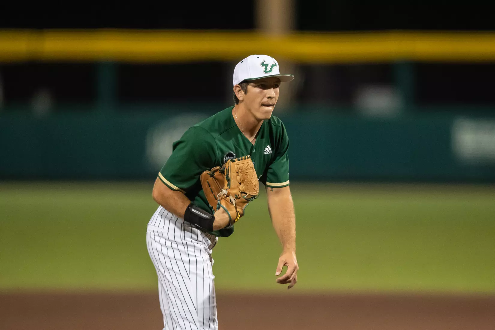 South Florida Bulls during a baseball game against the Stony Brook University Seawolves at the USF Baseball Stadium on February 26, 2022. (Mary Holt/South Florida Athletics)