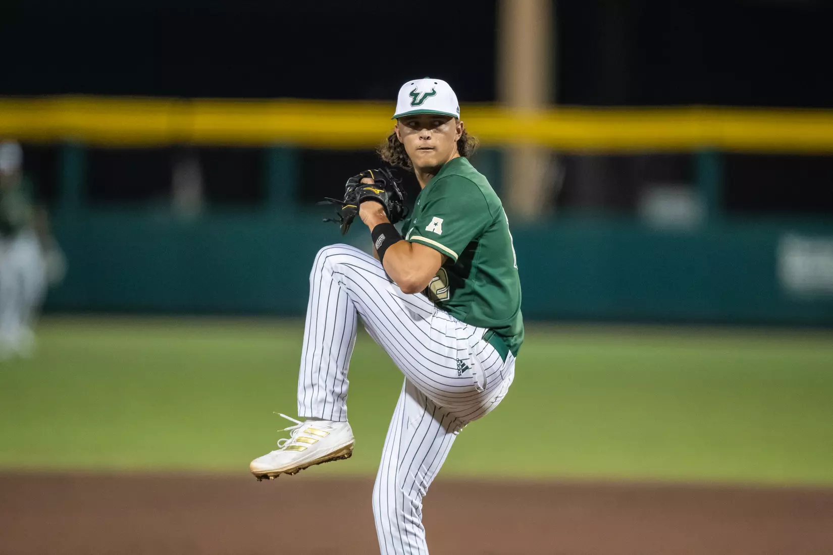 South Florida Bulls during a baseball game against the Stony Brook University Seawolves at the USF Baseball Stadium on February 26, 2022. (Mary Holt/South Florida Athletics)