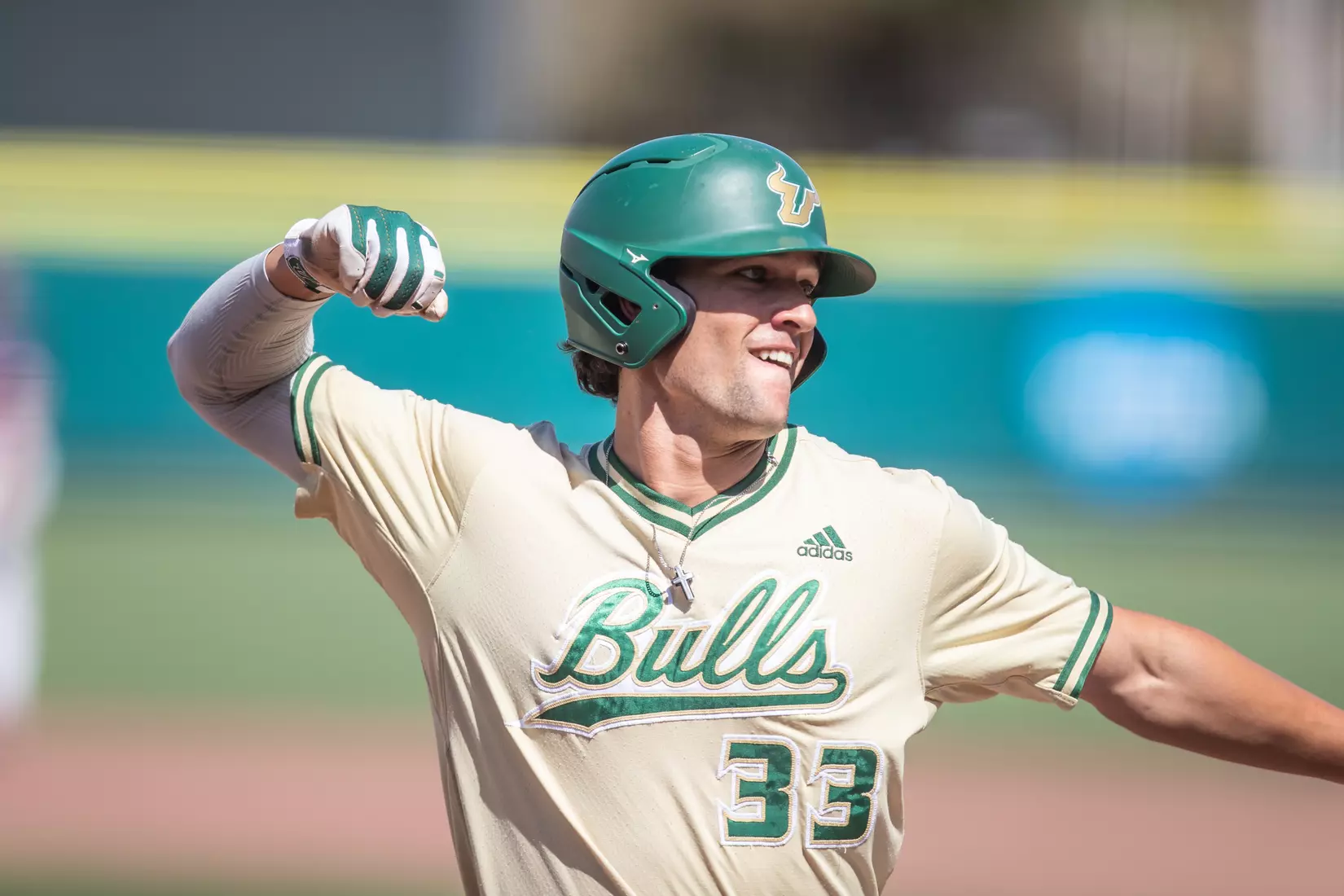 South Florida Bulls during a baseball game against the Stony Brook University Seawolves at the USF Baseball Stadium on February 27, 2022. (Mary Holt/South Florida Athletics)