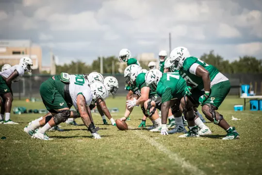 South Florida Bulls during practice at the Frank Morsani Football Practice Complex in Tampa, Fl., on Tuesday August 11, 2020.
