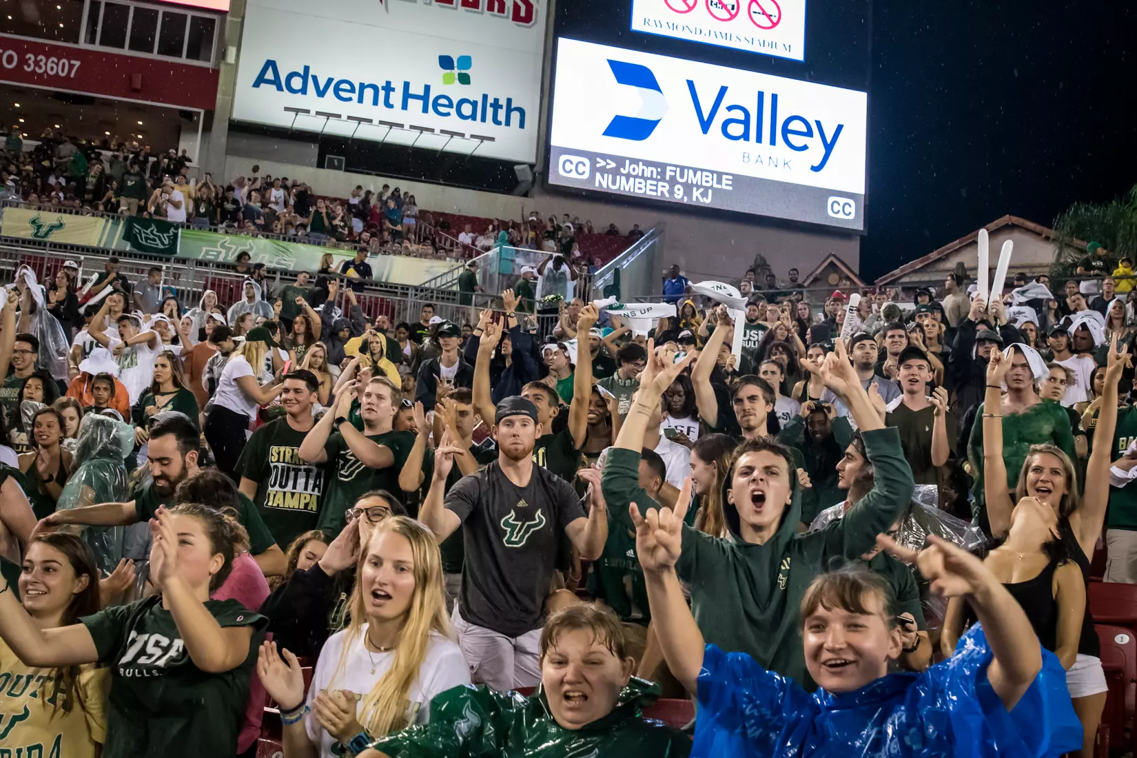 South Florida Bulls during a game against the Wisconsin Badgers on Friday August 30, 2019 at Raymond James Stadium in Tampa, Fl.
