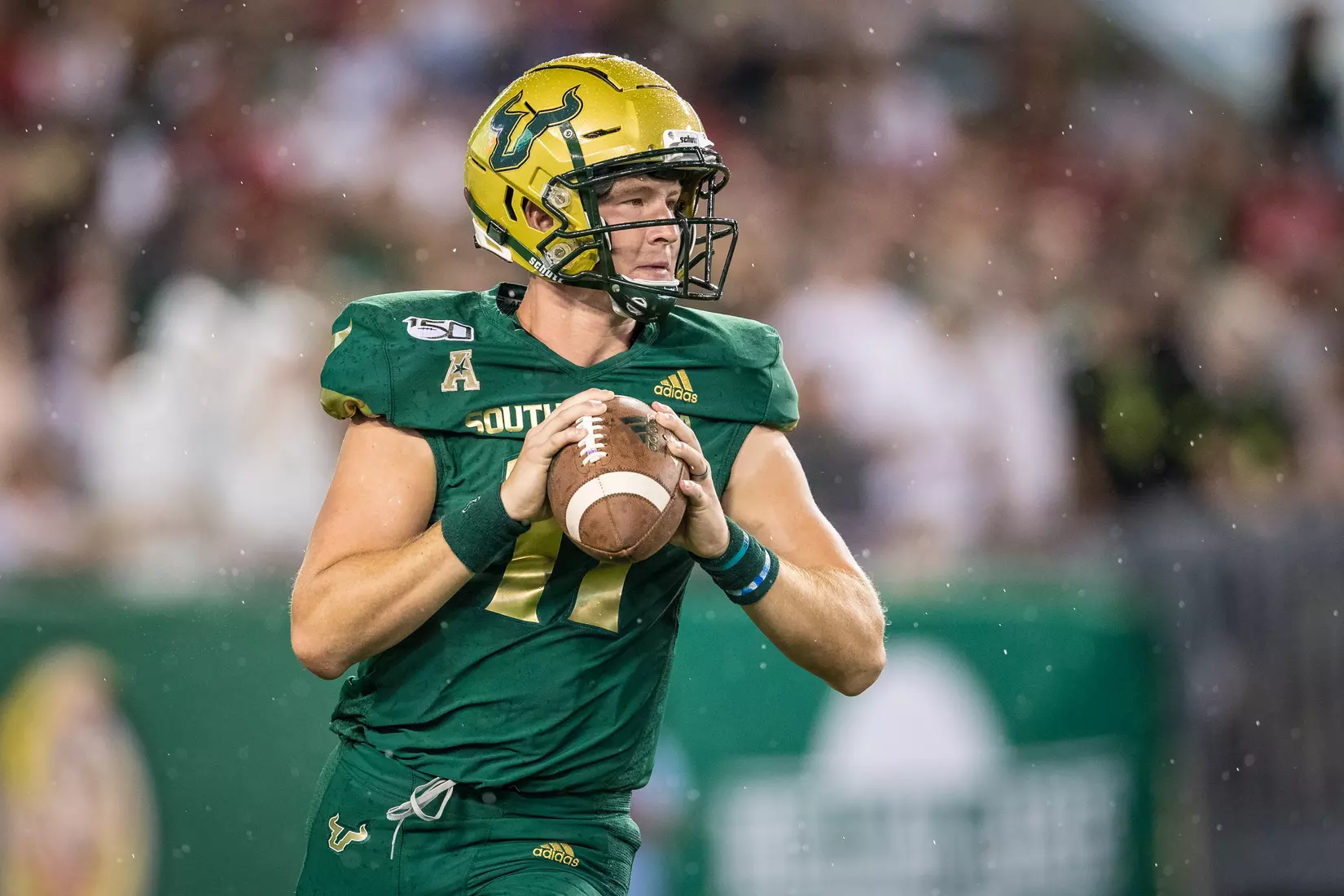 South Florida Bulls during a game against the Wisconsin Badgers on Friday August 30, 2019 at Raymond James Stadium in Tampa, Fl.