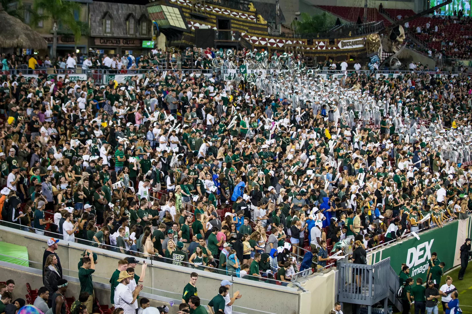South Florida Bulls during a game against the Wisconsin Badgers on Friday August 30, 2019 at Raymond James Stadium in Tampa, Fl.