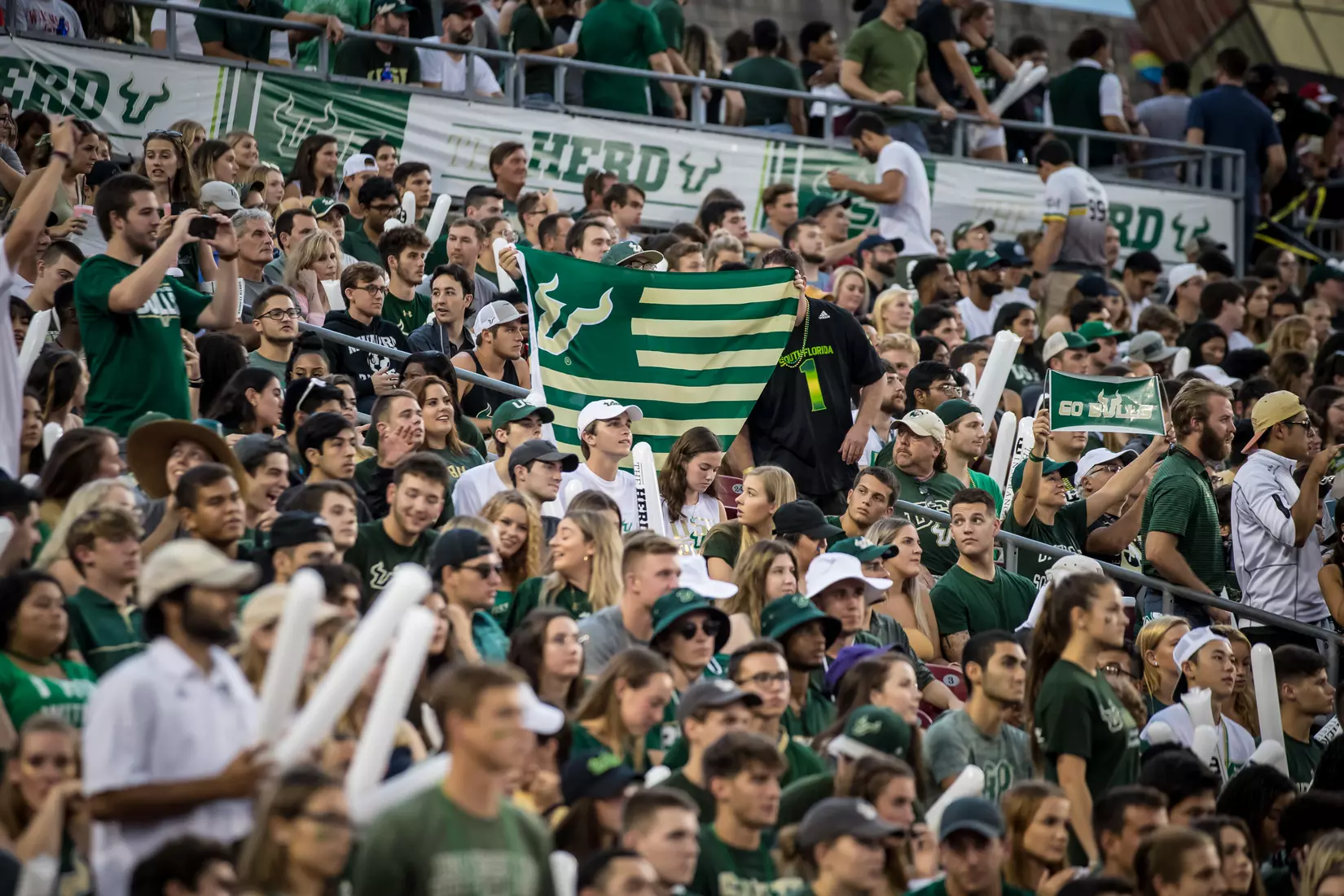 South Florida Bulls during a game against the Wisconsin Badgers on Friday August 30, 2019 at Raymond James Stadium in Tampa, Fl.