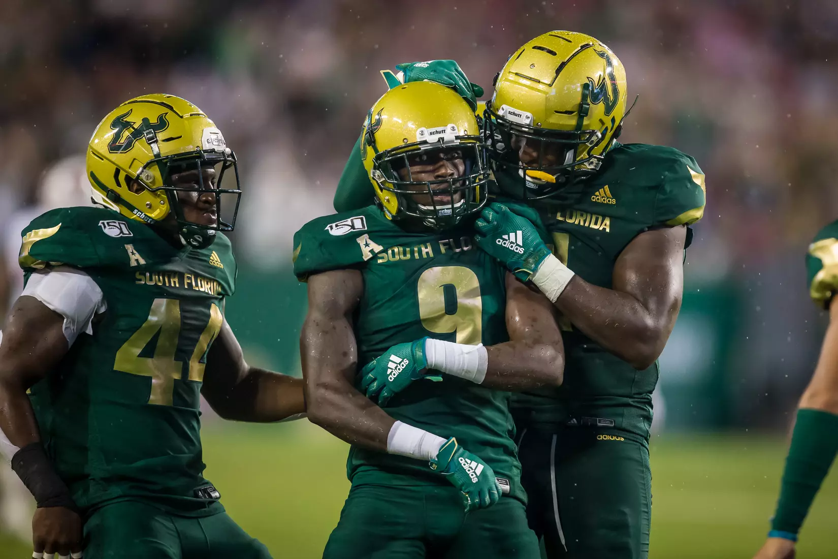 South Florida Bulls during a game against the Wisconsin Badgers on Friday August 30, 2019 at Raymond James Stadium in Tampa, Fl.