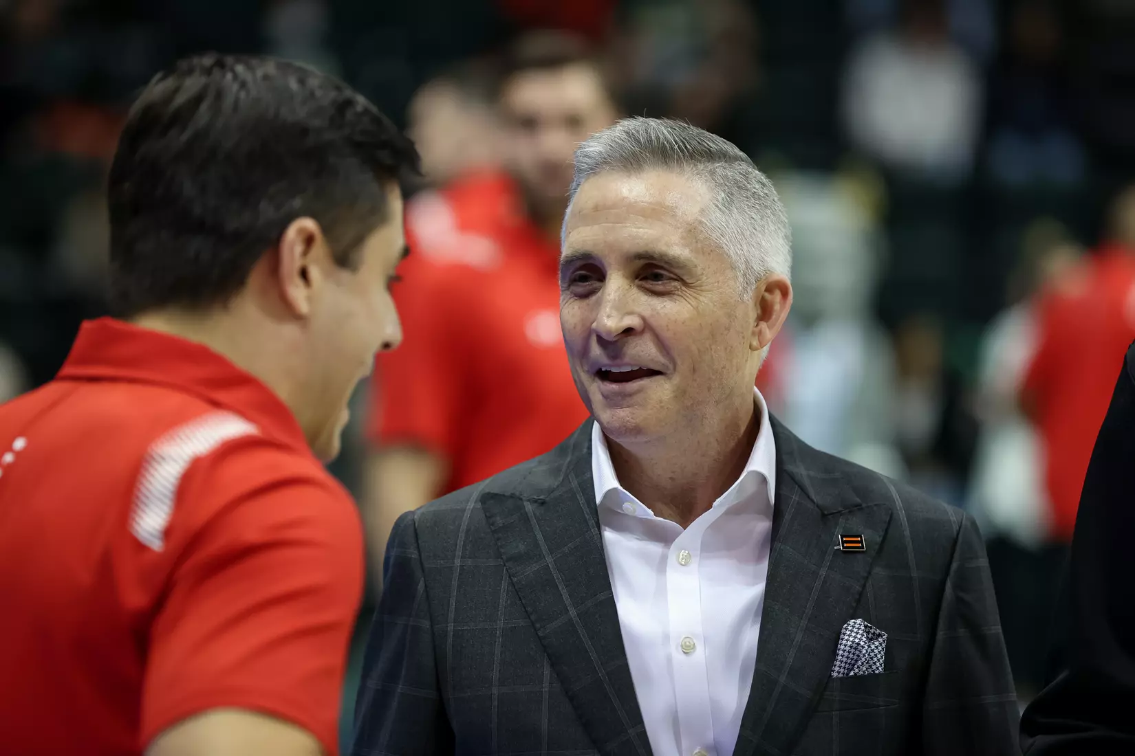 South Florida Bulls during a men's basketball game against the Cincinnati Bearcats at the Yuengling Center on February 9, 2022. (Mike Carlson/South Florida Athletics)