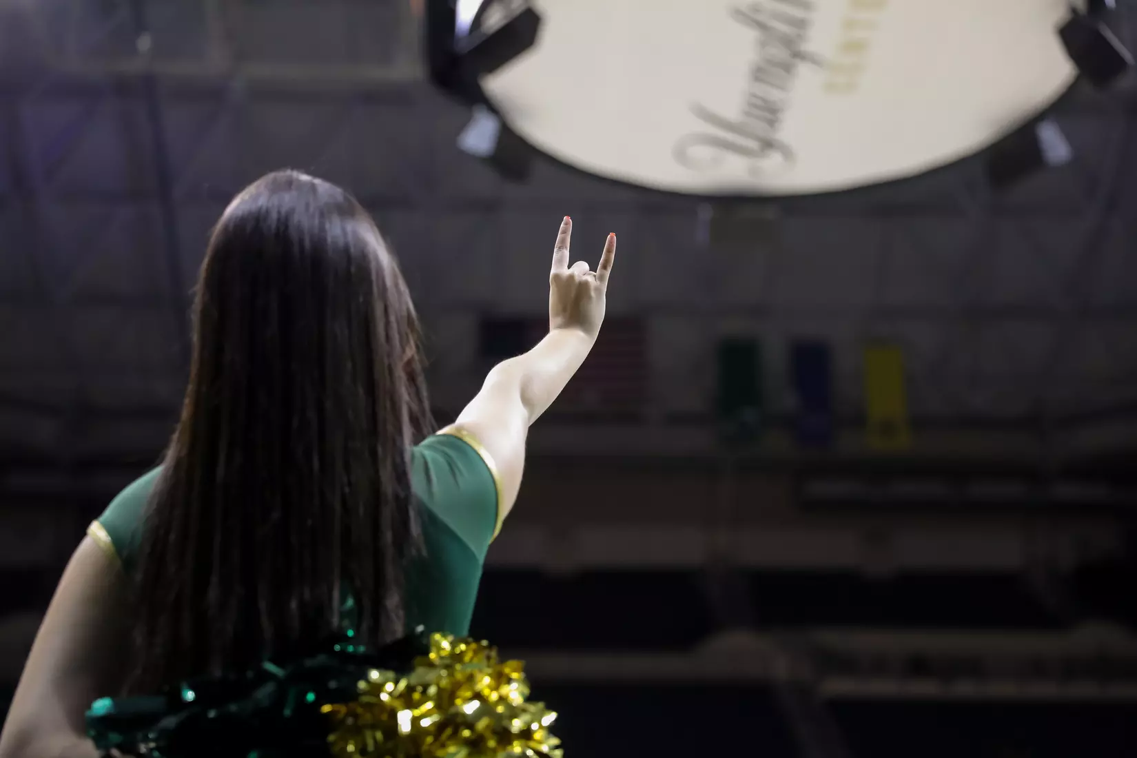 South Florida Bulls during a men's basketball game against the Cincinnati Bearcats at the Yuengling Center on February 9, 2022. (Mike Carlson/South Florida Athletics)