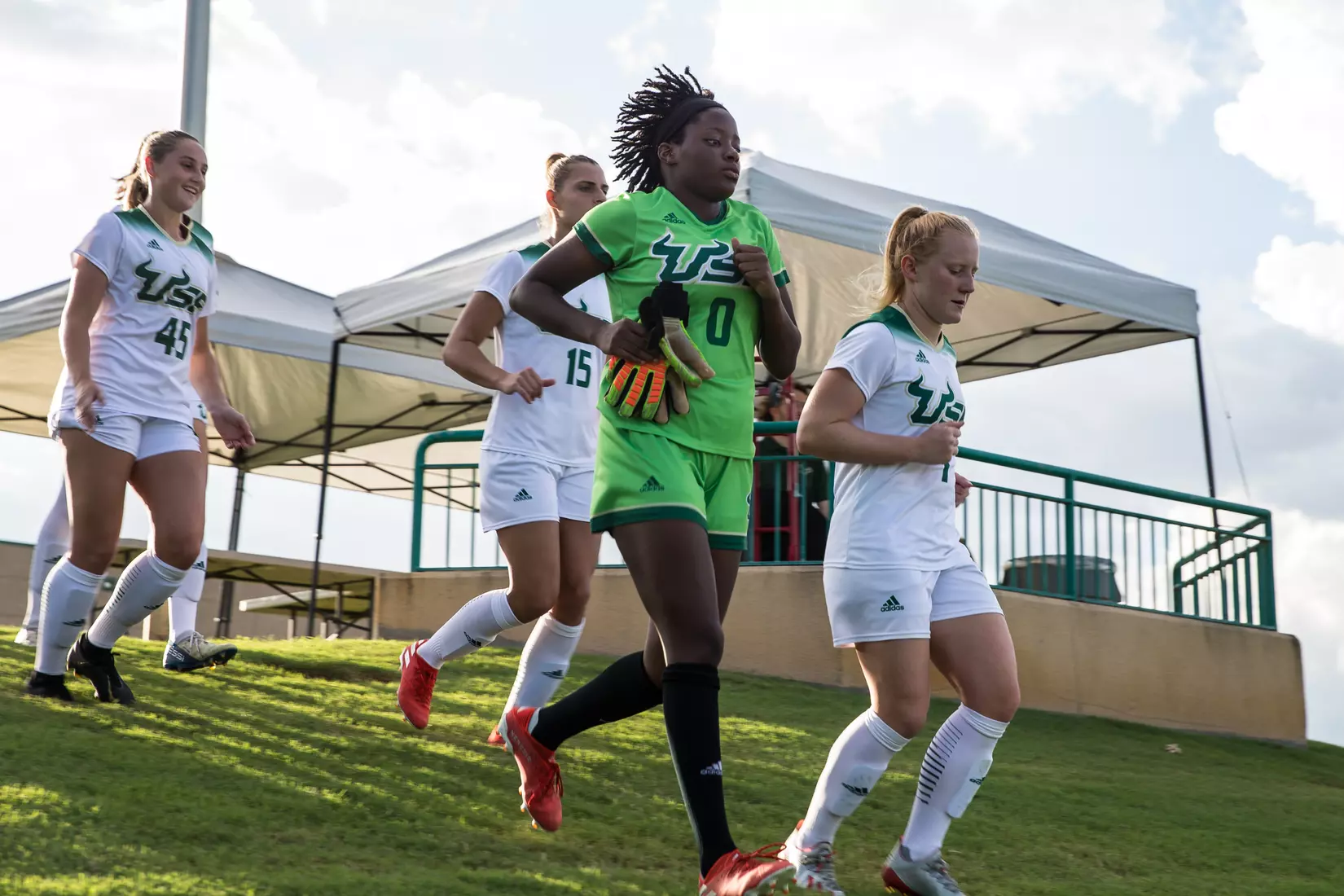 South Florida Bulls during a game against the Auburn Tigers on Thursday August 22, 2019 at Corbett Stadium in Tampa, Florida.