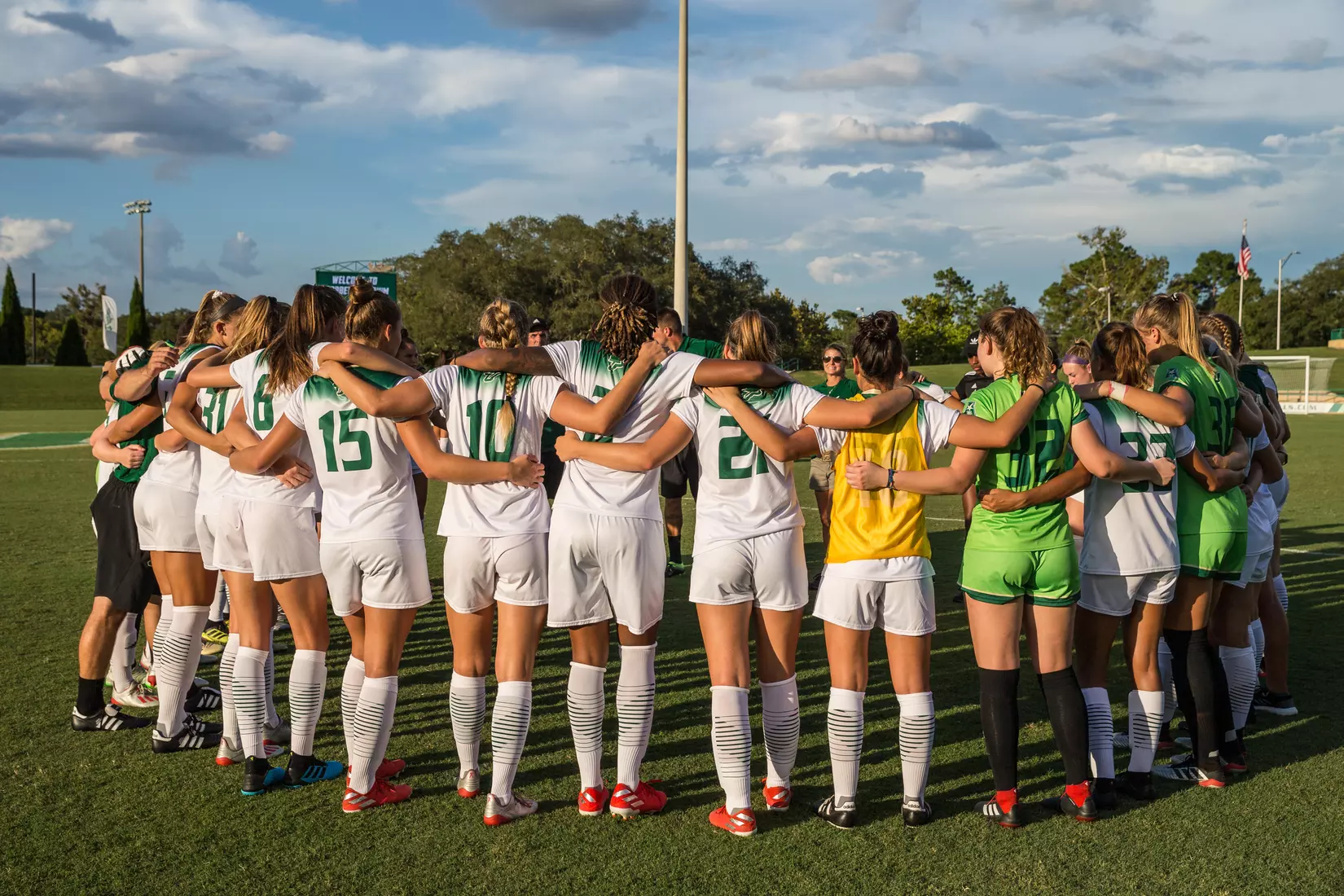 South Florida Bulls during a game against the Auburn Tigers on Thursday August 22, 2019 at Corbett Stadium in Tampa, Florida.